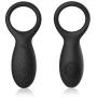 Vibrating Cock Ring Silicone Vibrator for Men, Penis Ring with Powerful Vibration for Couples