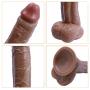 Winzfred 12.04 Inch Realistic Huge Dilo with for Women Màssger Wand
