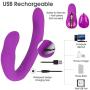 Exciting Strapless Strapon Wireless Lesbian Double Penetration Remote tremble-Massager Happy Toys for Woman Toys for allurings Alluring Shop,Model A