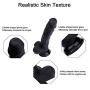 Giant Black Dillo Silicone Super Huge Silicone Massager