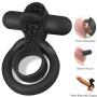 Vibrating Penis Ring with Tongue, Male Cock Ring & Clitoral G-Spot Bullet Vibrator Clitoris Stimulators Powerful Sex Toys for Couple Prolong Sexual Pleasure Rechargeable (Black) Vibrating Penis Ring with Tongue, Male Cock Ring & Clitoral G-Spot Bullet Vibrator Clitoris Stimulators Powerful Sex Toys for Couple Prolong Sexual Pleasure Rechargeable (Black)
