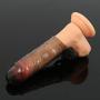 TPR Condom Sleeve Skin Realistic Male Extender Delay Enhance Men Toy