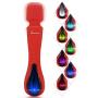 Louviva Sirena Wand Massager, LED Light, Red