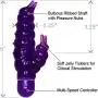 Waterproof Ribbed Vibe 6" Purple Caterpillar Waterproof Ribbed Vibe 6" Purple Caterpillar
