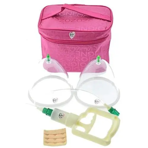 AnE Toys Set of 2 Pack Large/Medium Double Cup Breast Enlargement/Enhancement Vacuum and Size Medium Massage Cupping Suction with Measurement Level Silicone and Hand Pump and Silicone Rings with Pre AnE Toys Set of 2 Pack Large/Medium Double Cup Breast Enlargement/Enhancement Vacuum and Size Medium Massage Cupping Suction with Measurement Level Silicone and Hand Pump and Silicone Rings with Pre