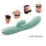 Portable 10-Speed Vibrating Silicone Waterproof Ví-Bra-tór Dual Vibration Home Personal Fitness Massage (Color : Purple)