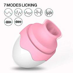 Clitorial Toy for Women Bullet Sucking and Licking Rechargeable Toes Oral Tongue Simulator G Spotter Stimulator Adullt Toys for Female Thrusting Waterproof Vibator Six Toys for Couple