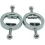 One Pair Heavy Nipple Clamps with Screw Adjustable Circle One Pair Heavy Nipple Clamps with Screw Adjustable Circle