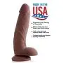 Usa Cocks Ultra Real Dual Layer Suction Cup Dildo, Dark Skin Tone, 9 Inch Usa Cocks Ultra Real Dual Layer Suction Cup Dildo, Dark Skin Tone, 9 Inch