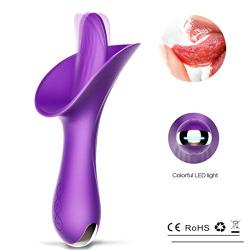 The Item is Belong of Mens,Tongue Jump Oral Intimacy Knead 10 Mode rivacy Stimulator Female Manual Funny Toys for Women,Purple T-Shirt