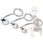 Anal Plug Set, Steel Stainless Anal Hook with 3 Size Butt Plugs Detachable Metal Anal Plug Unisex Fetish Sex Toys for Lovers(40mm) Anal Plug Set, Steel Stainless Anal Hook with 3 Size Butt Plugs Detachable Metal Anal Plug Unisex Fetish Sex Toys for Lovers(40mm)