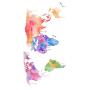WYUEN 12 PCS/lot Mountain Temporary Tattoo Sticker for Women Men Fake Tatoo Body Art Adult Waterproof Stickers 9.8X6cm (FW12-08)