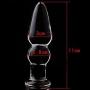 AKStore Crystal Glass Butt Plug Adult Toys Sex Toys G-spot Stimulator Crystal Glass Pleasure Wand Anal Plug for Couple(7 Style)