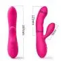 G Spot Rabbit Vibrator with APP Control for Vagina and Clitoris Stimulation, iball Waterproof Silicone Dildo Vibrator with 6 Powerful Vibration Modes Rechargeable 3 Motor Sex Toys for Women and Couple G Spot Rabbit Vibrator with APP Control for Vagina and Clitoris Stimulation, iball Waterproof Silicone Dildo Vibrator with 6 Powerful Vibration Modes Rechargeable 3 Motor Sex Toys for Women and Couple