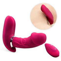 Wearable Vibrantor for Woman Wireless Remote Control Female-Waterproof-Rabbit-Lifelike-Gifts Clitorial Tongue high Frequency Wand Heating Perfect Size Party Gifts six Toys for Women or Couples T-Shit