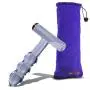 LeLuv Dildo T-Handle Glass Beaded Purple Wand Bundle with Premium Padded Pouch LeLuv Dildo T-Handle Glass Beaded Purple Wand Bundle with Premium Padded Pouch