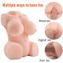 Sex Doll Male Realistic Adult Love Toys for Men Pleasure Pocket Pussycat Dolls with Lifelike Vaginal Anal Sex Toys - Ultra Soft Women Small Torso Live Doll - Male Masturbator Hands Free Sleeve Stroker