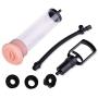 LIVE4COOL Manual Penis Vacuum Air Pump Strengthen Enlarger Booster Extender Setting Device for Men Power Up Massage Care with Masturbation Cup