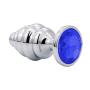 FST Luxury Screw Threaded Metal Butt Plug Aluminum Alloy Anal Massager Large size with Diamond Color Random