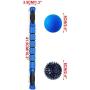 Roller Stick Set - Muscle Massage by SunHubb- Spiky & Lacrosse Balls & Massage Stick Roller - Full Body Massage Athletes Kit - Complete Fascia Pressure Point Recovery for Runners, Calf Roller Stick