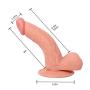 X-R Safe Soft-Dillos for Women and Men Suction Cup Realistic Texture and Real Touch Toys Soft Comfortable Waterproof Safety