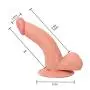 X-R Safe Soft-Dillos for Women and Men Suction Cup Realistic Texture and Real Touch Toys Soft Comfortable Waterproof Safety