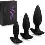 Anal Butt Plug Toy Kit - Cupiq Pcs Medical Grade Silicone for Beginner Starter Experienced Anal Sex - Hypoallergenic-Black Anal Butt Plug Toy Kit - Cupiq Pcs Medical Grade Silicone for Beginner Starter Experienced Anal Sex - Hypoallergenic-Black