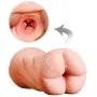 Ergonomic Design Double Holes Silicone Dolls Mens Adult Toys,Underwear Silicone Artificial 3D Realistic Lifelike Toys for Men Male with 2 Entries Cup Toys, T-Shirt