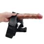 Portable Carrying Realistic Artificial and Sucker Adult Female Body Relaxing - Brown - Shuangjiegun