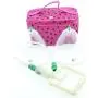 AnE Toys Set of 2 Pack Large/Medium Double Cup Breast Enlargement/Enhancement Vacuum and Size Medium Massage Cupping Suction with Measurement Level Silicone and Hand Pump and Silicone Rings with Pre AnE Toys Set of 2 Pack Large/Medium Double Cup Breast Enlargement/Enhancement Vacuum and Size Medium Massage Cupping Suction with Measurement Level Silicone and Hand Pump and Silicone Rings with Pre