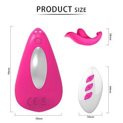 Vibrating Panties Wireless Magnetic Waterproof Wearable Panty Vibrator, Rechargeable Vagina Clit Stimulators Massager,G Spot Vibrator for Women and Couples (Pink)