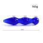 Double-Ended Glass Wand Huge Smooth Medical-Grade Crystal Stick for Women Men