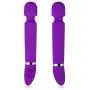 Padgene Waterproof Dual Vibrators Rechargeable Wireless Therapeutic Handheld Wand Massager for Muscle Aches & Sports Recovery (Purple) Padgene Waterproof Dual Vibrators Rechargeable Wireless Therapeutic Handheld Wand Massager for Muscle Aches & Sports Recovery (Purple)