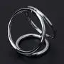 CONtenct-Toy Stainless Steel 3 Ring Clamps Eggplant Brother Rings Lock Adult Men Game Intense Emotion Product with Silver CONtenct-Toy Stainless Steel 3 Ring Clamps Eggplant Brother Rings Lock Adult Men Game Intense Emotion Product with Silver