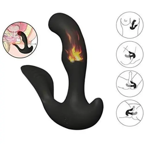 Personal Cordless Wand Massager Prostate Massager Anal Plug Butt Plug Anal Vibrator Sex Toy 10 Powerful Speed Vibration Heating Rechargeable Waterproof Personal Cordless Wand Massager Prostate Massager Anal Plug Butt Plug Anal Vibrator Sex Toy 10 Powerful Speed Vibration Heating Rechargeable Waterproof