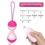Seamless Waterproof Design Massager Ball with 10 Powerful Silent Vibration Mode,Wireless Remote Control,USB Rechargeable,Perfect Match Kegel Ball for Treating Muscle Pain and Sport Recovery (Pink)