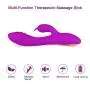 Portable Design Waterproof Wand Massager - 12 Speed Vibration Mode USB Cable Rechargeable - for Bedroom, Bathroom, Garden, Beach, Terrace, Party (Purple) Portable Design Waterproof Wand Massager - 12 Speed Vibration Mode USB Cable Rechargeable - for Bedroom, Bathroom, Garden, Beach, Terrace, Party (Purple)