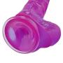 HYLHYL3-F Perfect Size Super Soft Waterproof Portable Simulated Toy Full Body Wireless Wand Massager Purple PVC Material (23cm/9.1in)