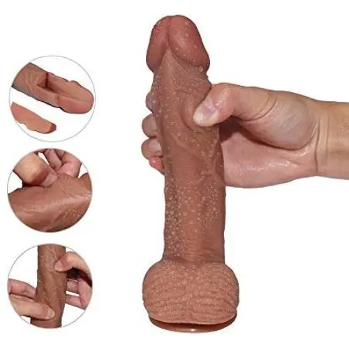 LFLZCP 8.26 inch Soft and Bendable Hands-Free PVC Wand Female Relaxation Toy - Brown LFLZCP 8.26 inch Soft and Bendable Hands-Free PVC Wand Female Relaxation Toy - Brown
