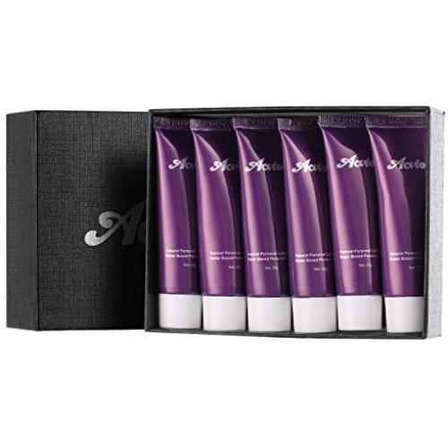 ACVIOO Natural Personal Lubricant, Water-Based, Sex Lube for Women, Men or Couple Travel Set, 25 mL (6 pcs in Gift Box)