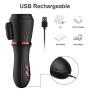 Male Vibrator Penis Training Cup with 10 Vibrating Modes - Adorime Male Masturbator Penis Trainer Stroker Toy for Men Erection & Sexual Endurance Prolonging