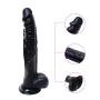 Feeke Realistic Soft 11.4-inch Dîldɔ Huge Massager with Powerful Suction Cup DEPUR (Color : Black)