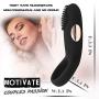 USB Waterproof Charging Flirting Tongue Vibration Ring Band Vibration Shaking Tongue Clock Ring for Men