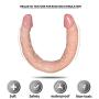 JHKJDF Extra Long 42cm Rea.listic Double Headed Dî`ld.ɔs with Strong -100% High-Quality PVC Material Material Relaxation Massager Toys Cute Adult Toy