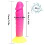 JSCRlove 6 Inch Ðíldɔ Lifelike Beginners Lifelike Suction Cup Tools Hands-Free Personal Body Relax Mássager