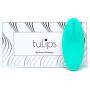 Tulips - Complete Clitoris Vibrator - Sex Toy with 10 Settings for Women and Couples, Waterproof, Body Safe Silicone, Rechargeable, Quiet, by Sweet Vibrations (Mint)