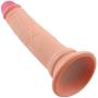 Realistic Silicone Dildo - Dual Layer to Feel Like a Real Penis - Flexible Suction Cup Base