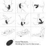 PHANXY Newest Vibrating Prostate Massager with Magnetic Charge Remote Control 9 Speeds Rechargeable G Spot Vibrator Waterproof Anal Sex Toy for Men Women and Couples