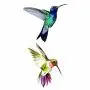 WYUEN 12 PCS Hummingbirds Temporary Tattoo Sticker for Women Men Fashion Body Art Adults Waterproof Hand Fake Tatoo 9.8X6cm (FW12-24)