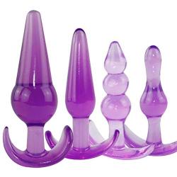 Oolong Purple Four Pieces Set of Pull B-EADS for Women